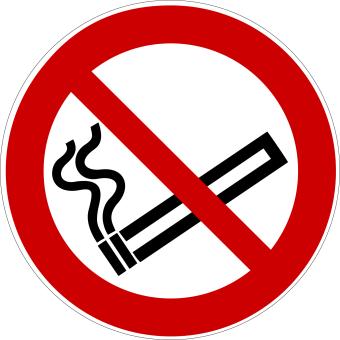 P002 - Rauchen verboten - selbstklebend 