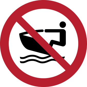 P057 - Jet-Ski verboten - selbstklebend 