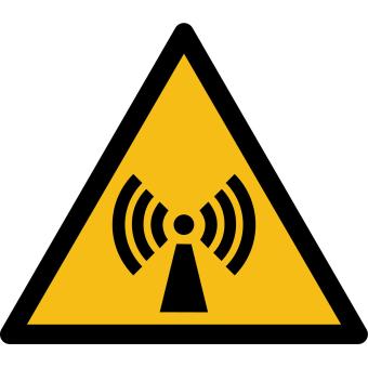 W005 - Warnung vor nicht ionisiernder Strahlung - selbstklebend 