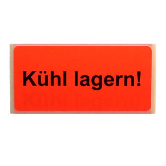 Versandaufkleber - Kühl lagern - V033 