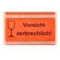 Versandaufkleber - Vorsicht - zerbrechlich - V023