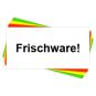Versandaufkleber - Frischware - V035