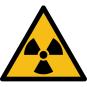 W003 - Warnung vor radioaktiven Stoffen oder ionisierenden Strahlen - selbstklebend