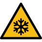 W010 - Warnung vor niedriger Temperatur - selbstklebend
