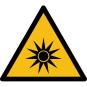 W027 - Warnung vor optischer Strahlung - selbstklebend