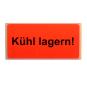 Versandaufkleber - Kühl lagern - V033