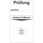 Grundplakette - Prüfung gemäß § Grundplakette - Prüfung gemäß §
